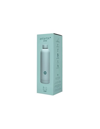 BOUTEILLE ISOTHERME ANTARTIK ACIER INOXYDABLE SANS BPA 500ML COLORIS MENTHE