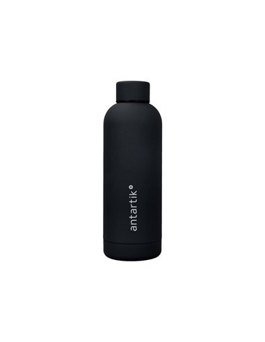 BOUTEILLE ISOTHERME ANTARTIK ACIER INOXYDABLE SANS BPA 500ML COLORIS NOIR