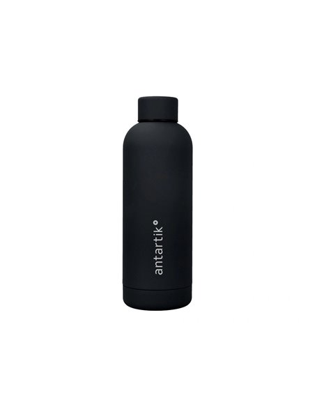 BOUTEILLE ISOTHERME ANTARTIK ACIER INOXYDABLE SANS BPA 500ML COLORIS NOIR