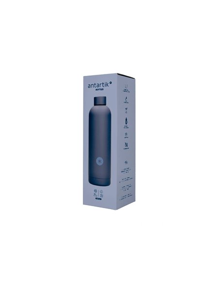 BOUTEILLE ISOTHERME ANTARTIK ACIER INOXYDABLE SANS BPA 750ML COLORIS BLEU