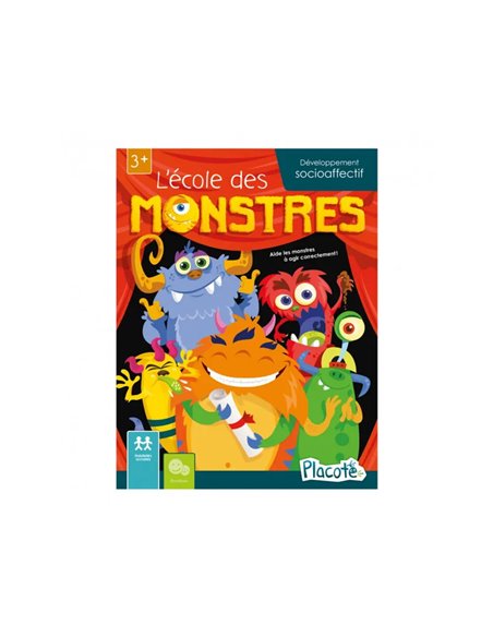 VIVRE ENSEMBLE PLACOTE L ECOLE DES MONSTRES  JEU LUDIQUE ET EDUCATIF BONS  COMPORTEMENTS ET ACTIONS 2 A