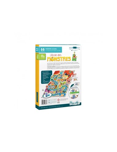 VIVRE ENSEMBLE PLACOTE L ECOLE DES MONSTRES  JEU LUDIQUE ET EDUCATIF BONS  COMPORTEMENTS ET ACTIONS 2 A