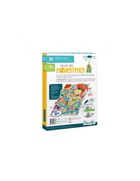 VIVRE ENSEMBLE PLACOTE L ECOLE DES MONSTRES  JEU LUDIQUE ET EDUCATIF BONS  COMPORTEMENTS ET ACTIONS 2 A