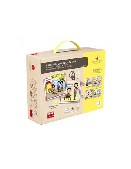 VIVRE ENSEMBLE AKROS RESOUDRE LES CONFLITS JEU DE 7 HISTOIRE RESOLUTION DE  PROBLEMES 30 CARTES 1 CD 1