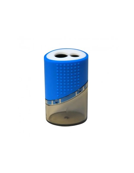 TAILLE-CRAYONS WONDAY PLASTIQUE 2 USAGES RESERVE  COLORIS ASSORTIS