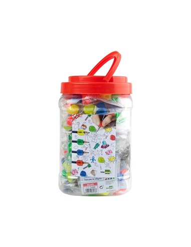 ADAPTATEUR CRAYON LIDERPAPEL PLASTIQUE IDÉAL APPRENTISSAGE ÉCRITURE GAUCHER/DROITIER COULEUR BLEU ROUGE PAQUET 2 UNITÉS
