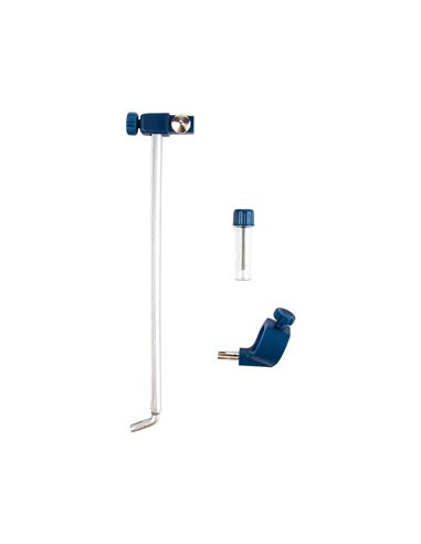 COMPAS LIDERPAPEL MICROMÉTRIQUE ARTICULÉ CIRCONFÉRENCE 38CM ALLONGE VIS RÉGLAGE RAPIDE BAGUE UNIVERSELLE MINE 2MM ÉTUI