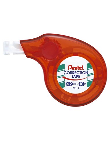 CORRECTEUR PENTEL COMPACT RUBAN 4.2MMX10M APPLICATION LATÉRALE NIVEAU BANDE DE CORRECTION VISIBLE
