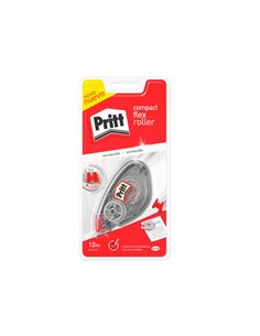 CORRECTEUR PRITT COMPACT DÉVIDOIR RUBAN 4.2MMX10M 1 LIGNE APPLICATION FRONTALE RÉÉCRITURE IMMÉDIATE PROTECTION EMBOUT 2