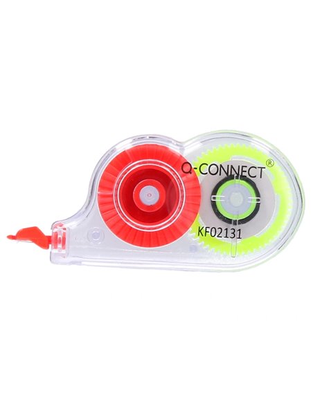CORRECTEUR Q-CONNECT DÉVIDOIR MINI RUBAN 4.2MMX5M APPLICATION FRONTALE RÉECRITURE IMMÉDIATE BLISTER