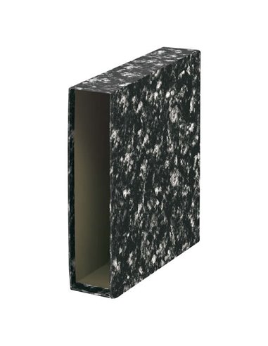 Classeur à levier Dohe Archinovo, format folio - Dimensions 288 x 357 x 82 mm - Noir chiné