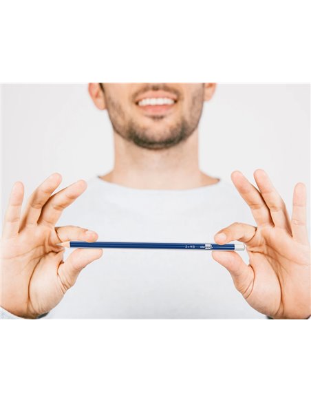 CRAYON GRAPHITE LIDERPAPEL BOIS CORPS TRIANGULAIRE MÉTALLISÉ COLORIS VIFS MINE ULTRA-RÉSISTANTE SANS GOMME