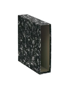 Classeur à levier Dohe Archinovo A4 - Dimensions 286 x 324 x 82 mm - Noir chiné