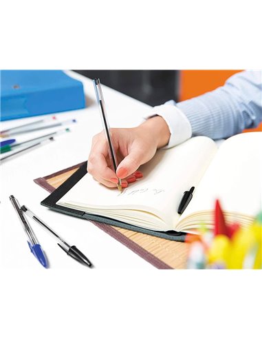 RECHARGE BIC CRISTAL ORIGINAL POINTE MOYENNE NOIR