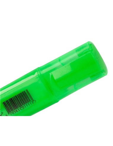 SURLIGNEUR Q-CONNECT TRACÉ 2/5 MM POINTE BISEAUTÉE COULEURS ÉCLATANTES VERT