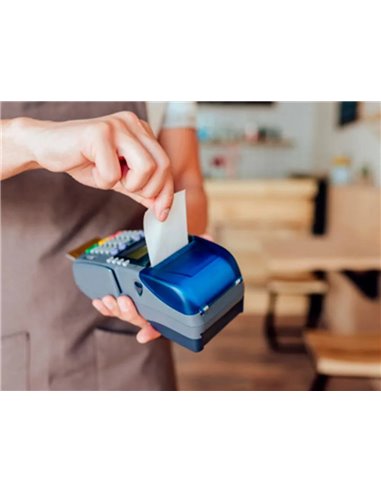 BOBINE THERMIQUE Q-CONNECT 57X45X11MM 58GR SANS  BISPHENOL A