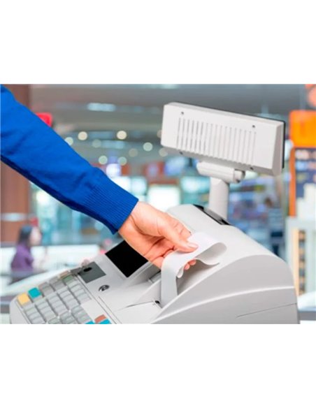 BOBINE THERMIQUE Q-CONNECT 57X45X11MM 58GR SANS  BISPHENOL A