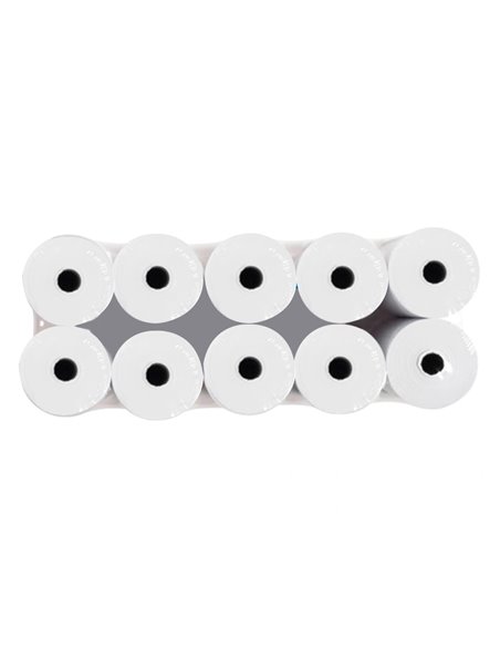BOBINE THERMIQUE Q-CONNECT 57MM LARGEUR X 60MM DIAMETRE  55GR SANS BISPHENOL A