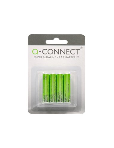PILE Q-CONNECT ECONOMIQUE CAPACITÉ 1.5V I.C.E. LR03 TAILLE AAA BLISTER 4 UNITÉS