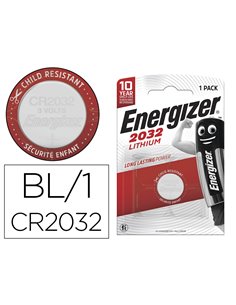 PILE ENERGIZER MINIATURE APPAREILS ÉLECTRONIQUES I.C.E. CR2032 3V BLISTER 1 UNITÉ