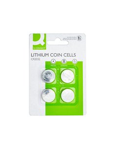 PILE Q-CONNECT BOUTON LITHIUM CR2032 3V BLISTER 4 UNITES 2