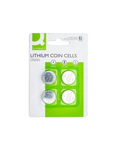PILE Q-CONNECT BOUTON LITHIUM CR2025 3V BLISTER 4 UNITES 2