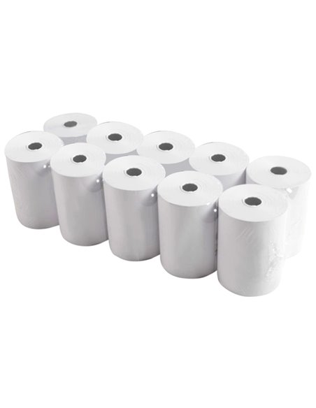 BOBINE THERMIQUE Q-CONNECT 80MM LARGEUR X 60MM DIAMETRE  55GR SANS BISPHENOL A