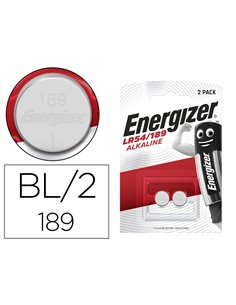PILE ENERGIZER MINIATURE APPAREILS ÉLECTRONIQUES I.C.E. LR54 1.5V BLISTER 2 UNITÉS