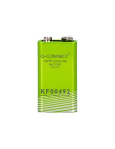 PILE Q-CONNECT ÉCONOMIQUE CAPACITÉ 9V I.C.E. 6LR61 TAILLE 9 V BLISTER 1 UNITÉ 2