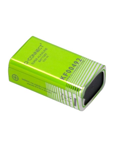 PILE Q-CONNECT ÉCONOMIQUE CAPACITÉ 9V I.C.E. 6LR61 TAILLE 9 V BLISTER 1 UNITÉ