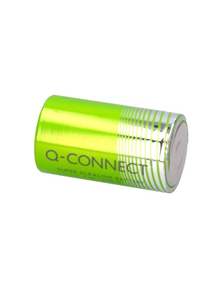 PILE Q-CONNECT ÉCONOMIQUE CAPACITÉ 1.5V I.C.E. LR20 TAILLE D BLISTER 2 UNITÉS
