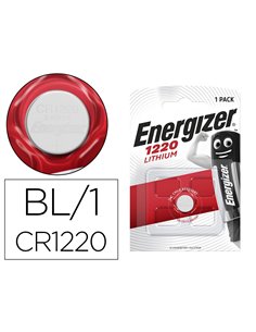 PILE ENERGIZER MINIATURE APPAREILS ÉLECTRONIQUES I.C.E. CR1220 3V BLISTER 1 UNITÉ