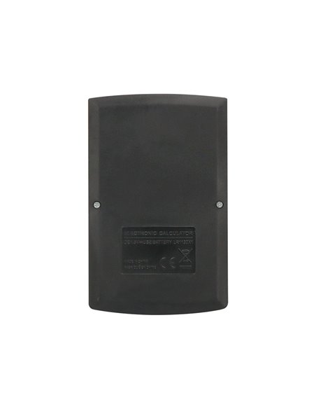 CALCULATRICE DE POCHE XF05 8 CHIFFRES SOLAIRE ET PILES 98X62X8 MM COLORIS NOIR