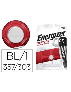 PILE ENERGIZER MONTRES OXYDE ARGENT I.C.E. 357/303 BLISTER 1 UNITÉ