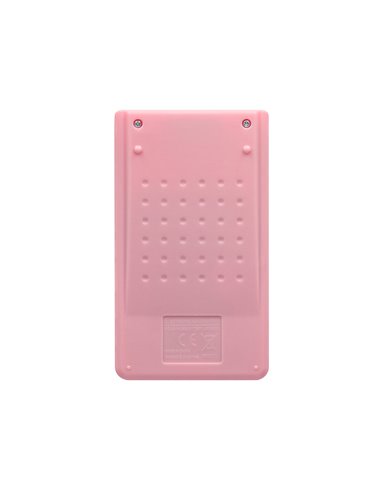CALCULATRICE DE POCHE LIDERPAPEL XF12 8 CHIFFRES  SOLAIRE ET PILES 115X65X8 MM  COLORIS ROSE