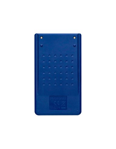 CALCULATRICE DE POCHE LIDERPAPEL XF09 8 CHIFFRES  SOLAIRE ET PILES 115X65X8 MM  COLORIS BLEU
