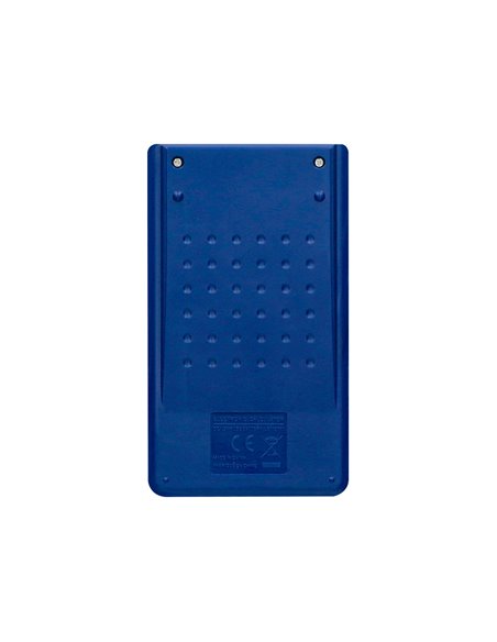 CALCULATRICE DE POCHE LIDERPAPEL XF09 8 CHIFFRES  SOLAIRE ET PILES 115X65X8 MM  COLORIS BLEU