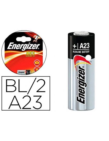 PILE ENERGIZER MINIATURE APPAREILS ÉLECTRONIQUES I.C.E. A23 12V BLISTER 2U