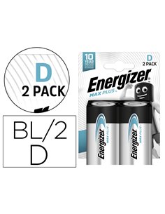 PILE ENERGIZER MAX PLUS LR20/D BP2