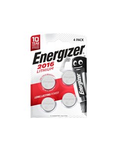 PILE ENERGIZER MINIATURE LITHIUM CR2016 BLISTER 4  UNITES