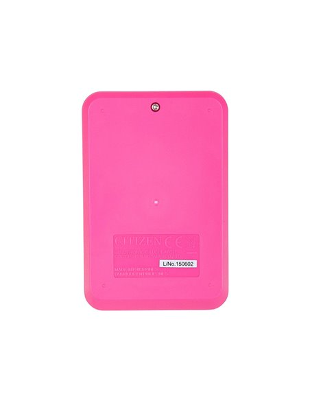 CALCULATRICE CITIZEN LC-110N POCHE 8 CHIFFRES ADDITION SOUSTRACTION MÉMOIRE PILE 87X58X12MM 31G COLORIS ROUGE