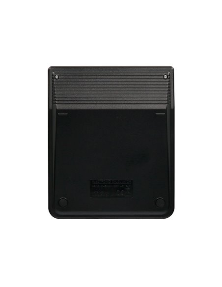 CALCULATRICE DE BUREAU LIDERPAPEL XF20 10 CHIFFRES SOLAIRE ET PILES 127X105X24 MM COLORIS NOIR