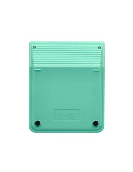 CALCULATRICE DE BUREAU LIDERPAPEL XF24 10 CHIFFRES SOLAIRE ET PILES 127X105X24 MM COLORIS VERT