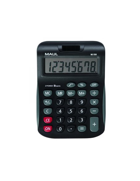 CALCULATRICE DE BUREAU MAUL MJ550 8 CHIFFRES COLORIS NOIR