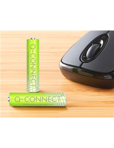 PILE Q-CONNECT ALCALINE AAA BLISTER 12 UNITES