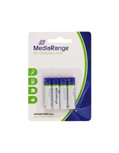 PILE MEDIARANGE ALCALINE AAA RECHARGEABLE BLISTER 4 UNITÉS
