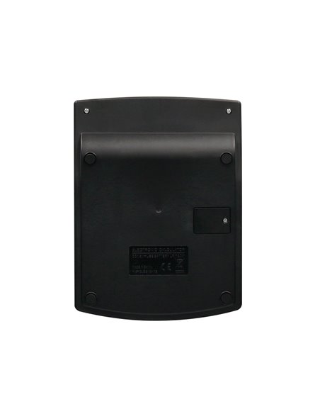 CALCULATRICE DE BUREAU LIDERPAPEL XF27 12 CHIFFRES TAXES SOLAIRE ET PILES  COLORIS NOIR 155X115X25 MM