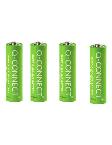 PILE Q-CONNECT ALCALINE AA LR6 CAPACITÉ 1.5V PACK 20 UNITÉS