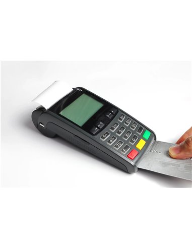 BOBINE THERMIQUE EXACOMPTA EXABLUE TPE 57X30MM 55G LONG. 9M IMPRESSION VERSO TRES LONGUE CONSERVATION BOITE 20 UNITES