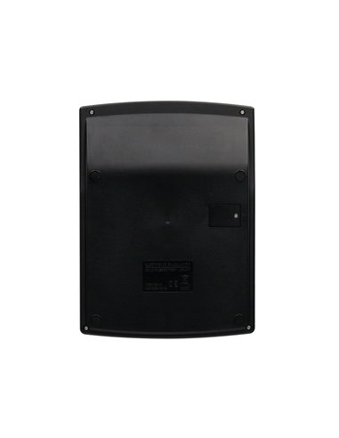 CALCULATRICE DE BUREAU LIDERPAPEL XF29 12 CHIFFRES TAXES SOLAIRE ET PILES  COLORIS NOIR 190X140X30 MM